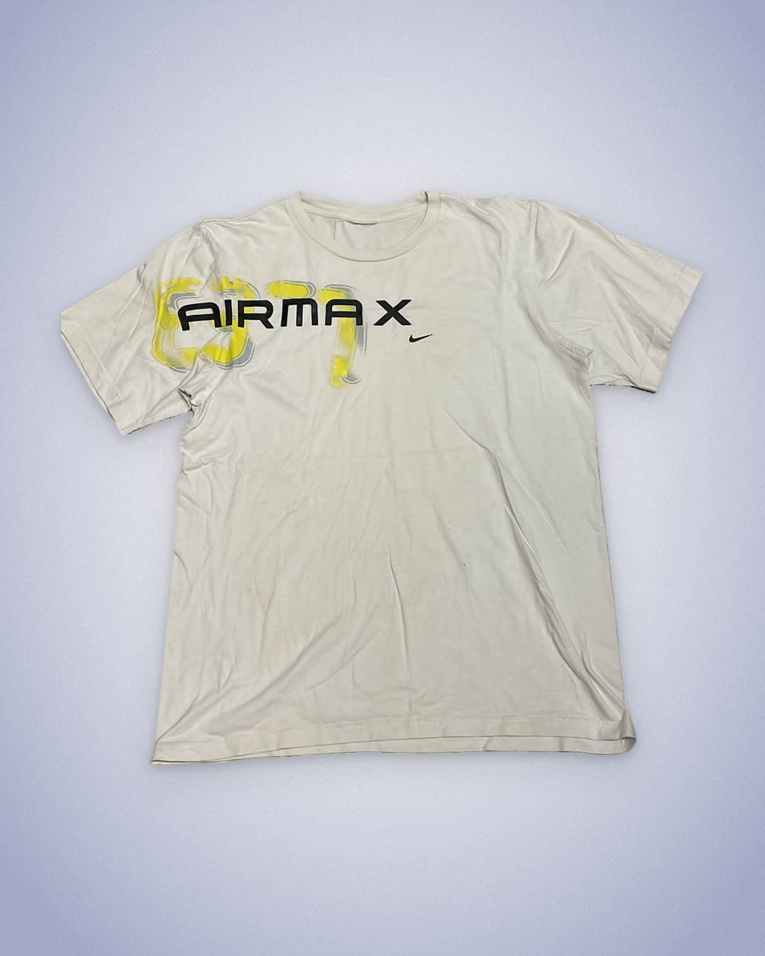 Nike Airmax 87 T-Shirt White/Yellow — 1