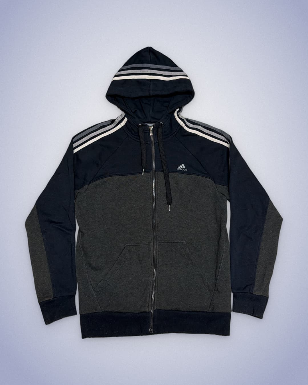 Adidas PE Zip-Up Black/Grey — 1
