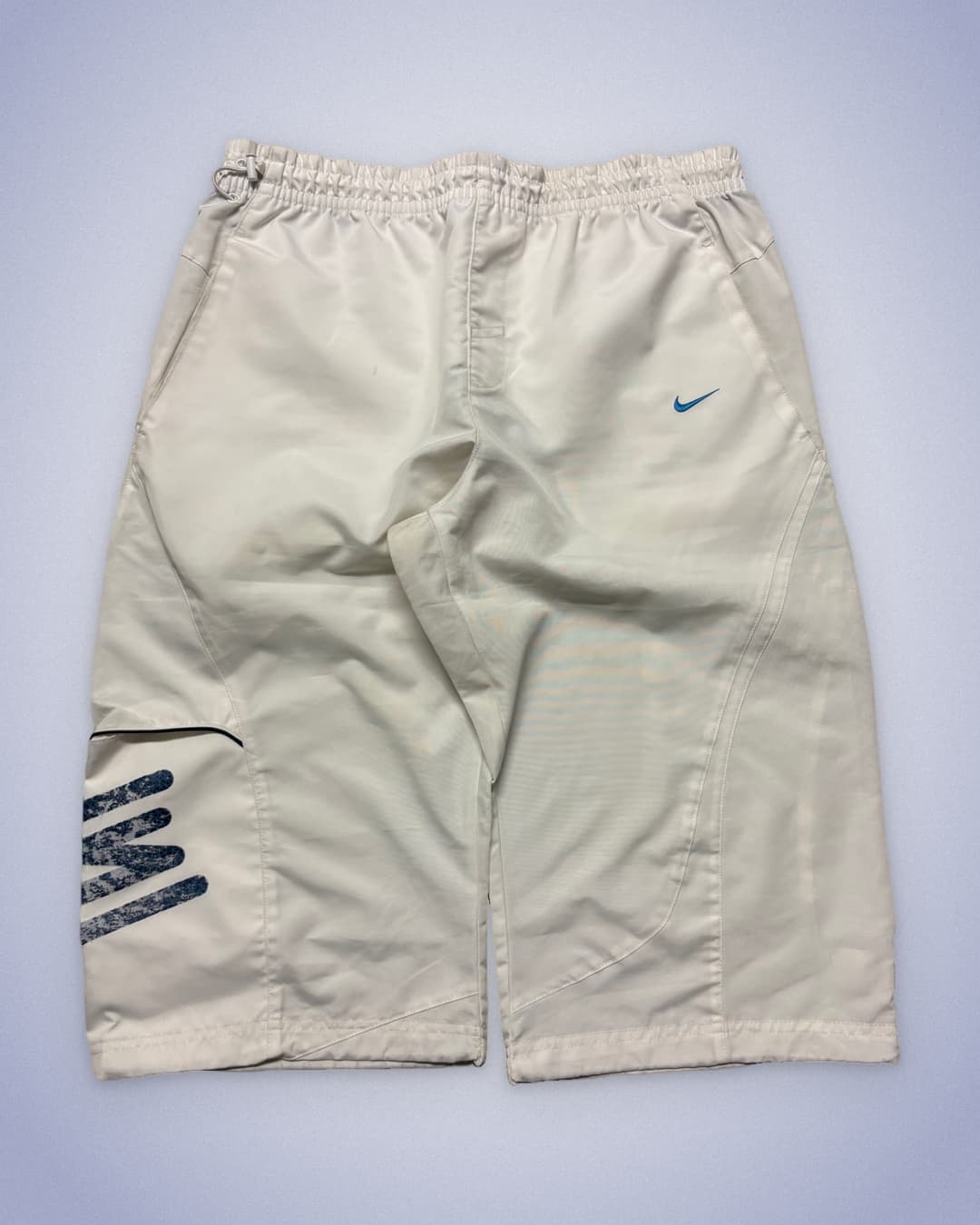Nike Shox Shorts White/Blue — 1