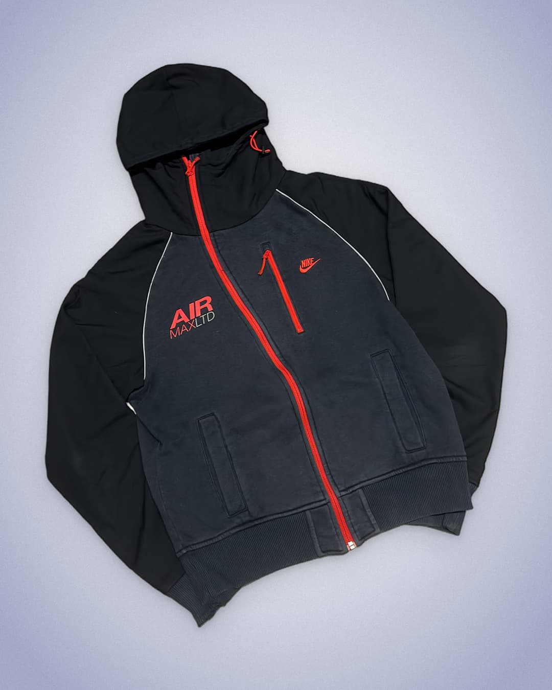 Nike Airmax LTD Zip-Up Black/Red — 2