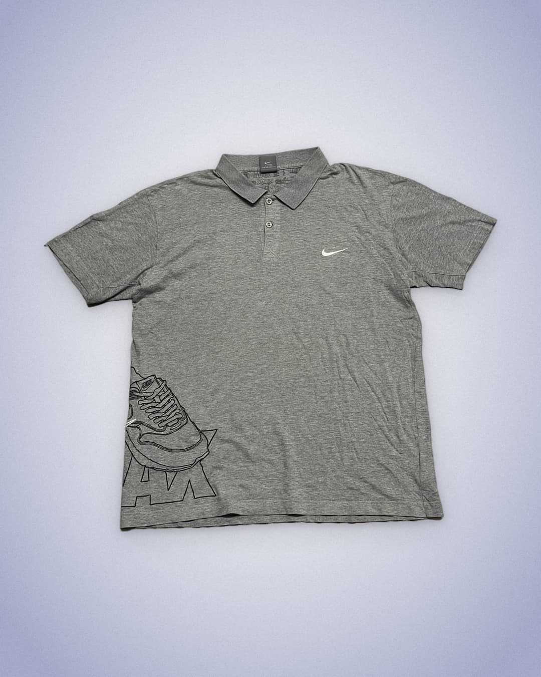 Nike Airmax Poloshirt Grey — 1