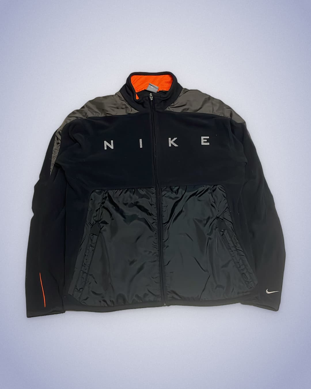 Nike Shox Zip W/O Hood Black/Orange — 2