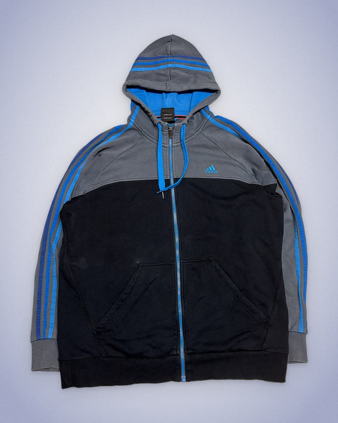 Adidas PE Zip-Up Black/Grey — 2