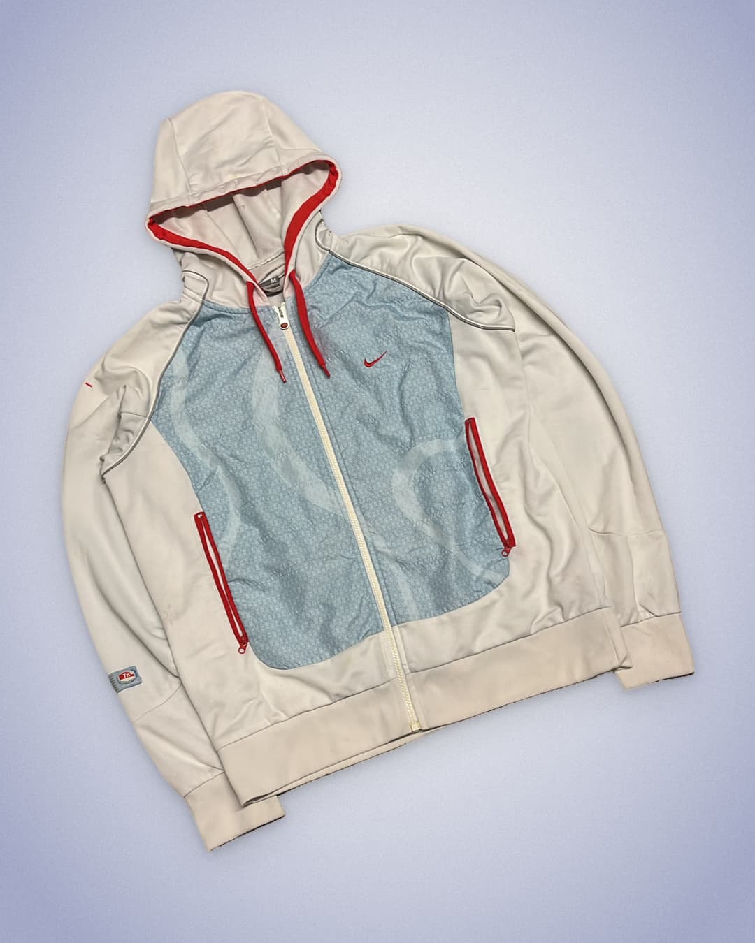 Nike Tn Zip-Up White/Blue — 1