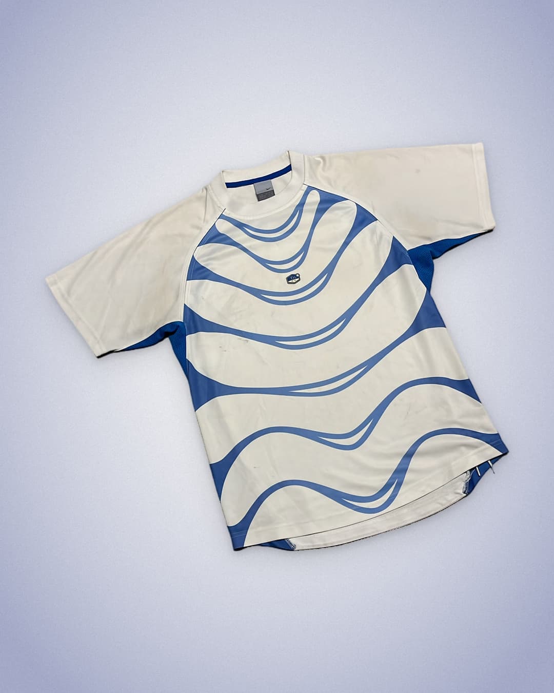 Nike Tn T-Shirt White/Blue — 2