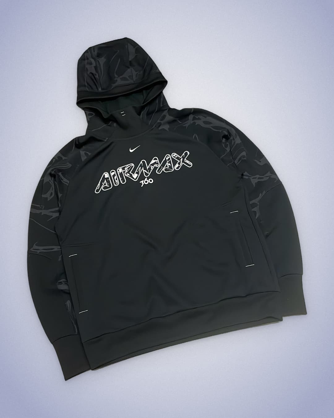 Nike Airmax 360 Hoodie Black/White — 2