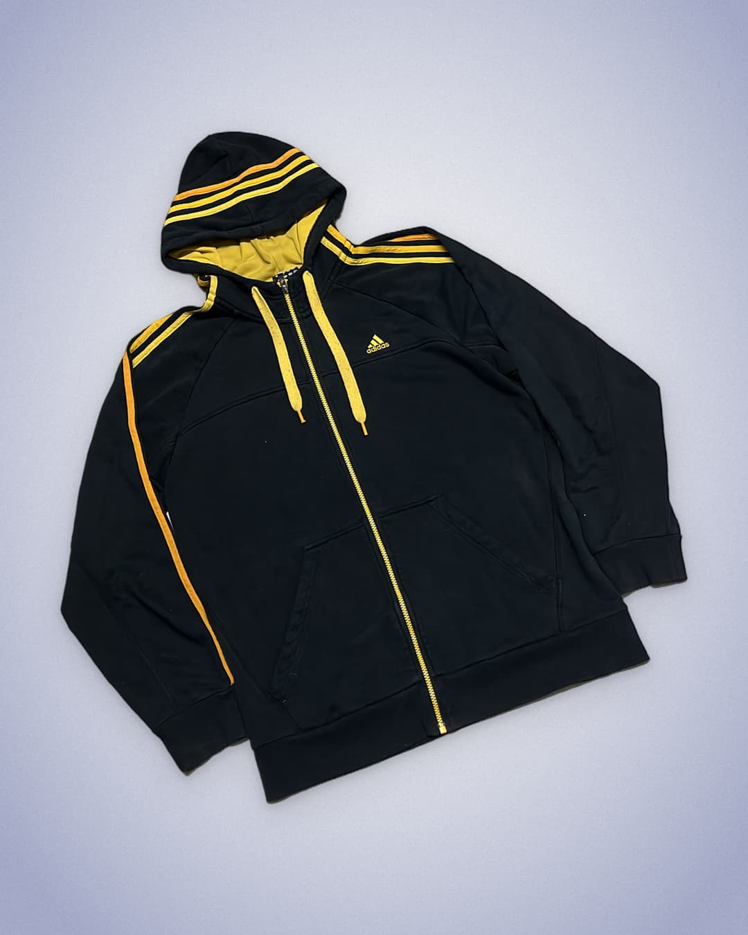 Adidas PE Zip-Up Black/Yellow — 2