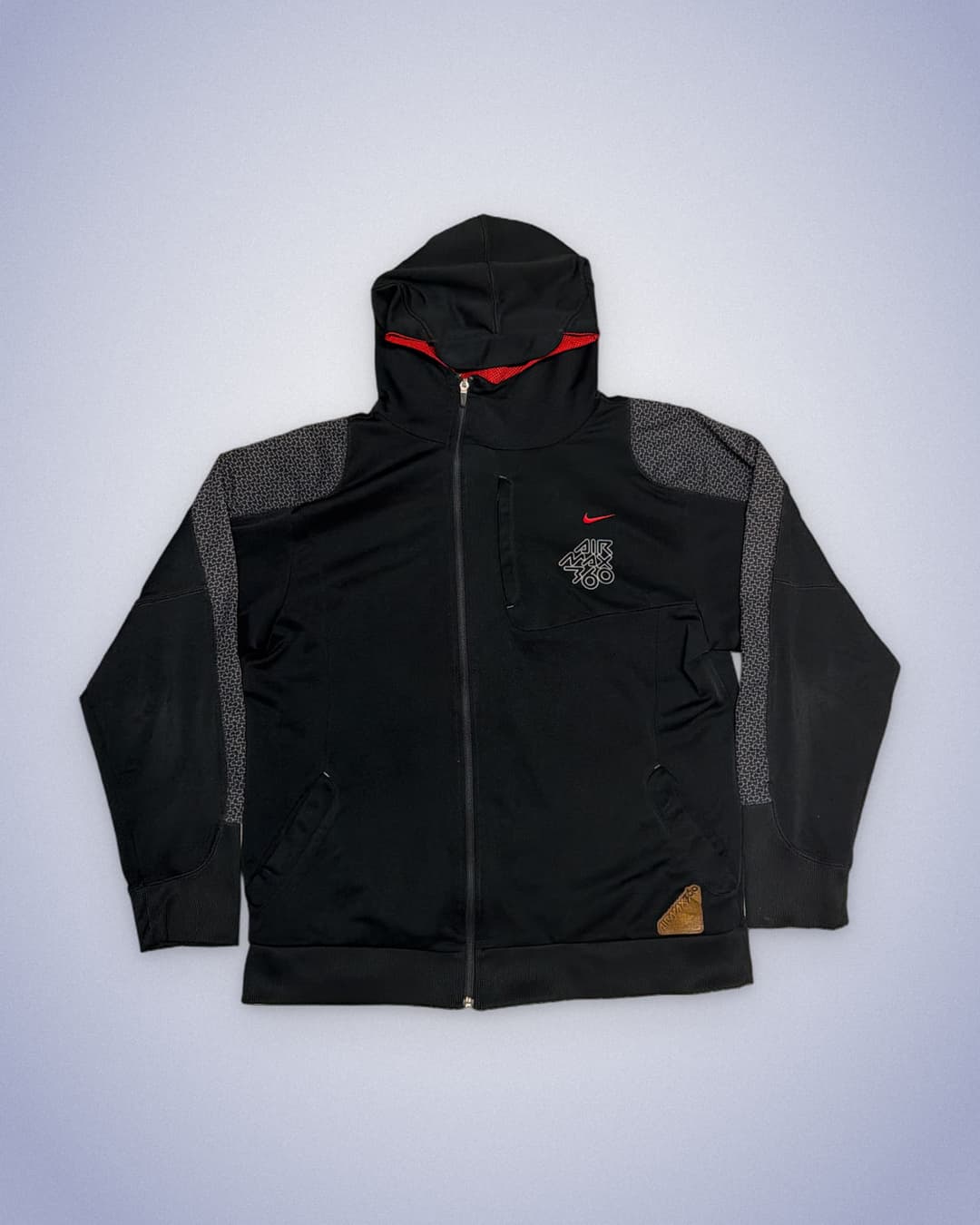Nike Airmax 360 Zip-Up Black — 1