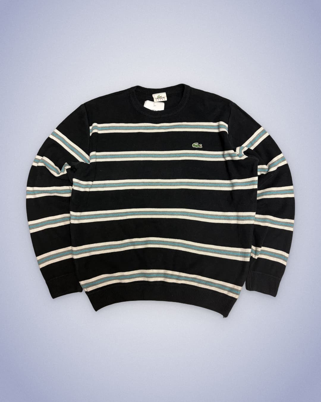 Lacoste Sweater Noir/Blanc — 1