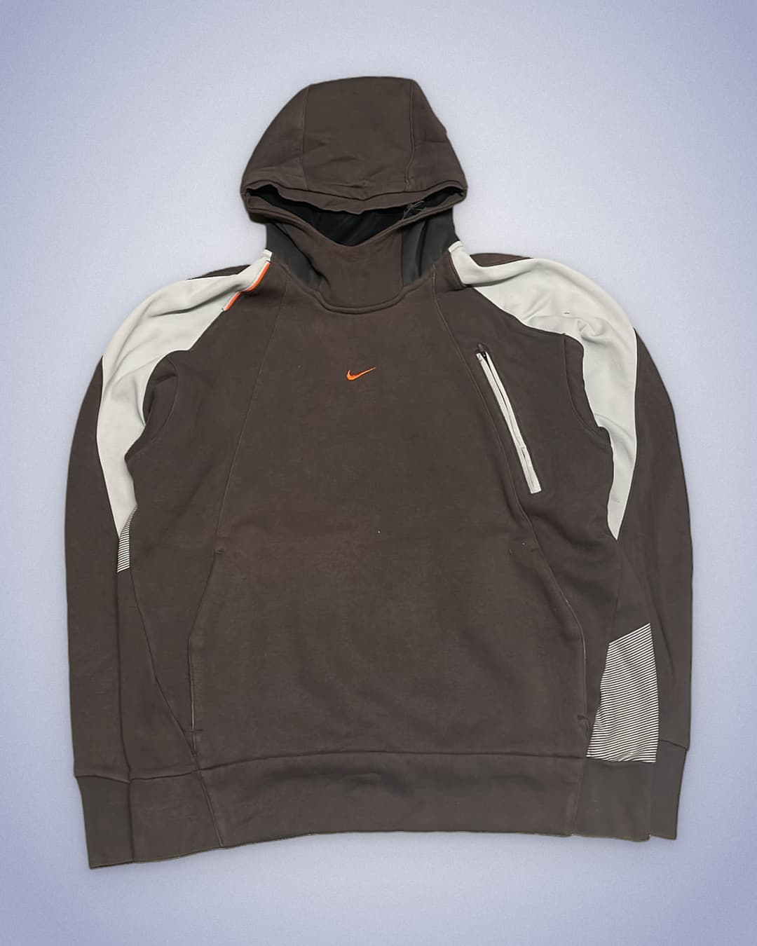 Nike Shox Hoodie Brown/Grey — 2
