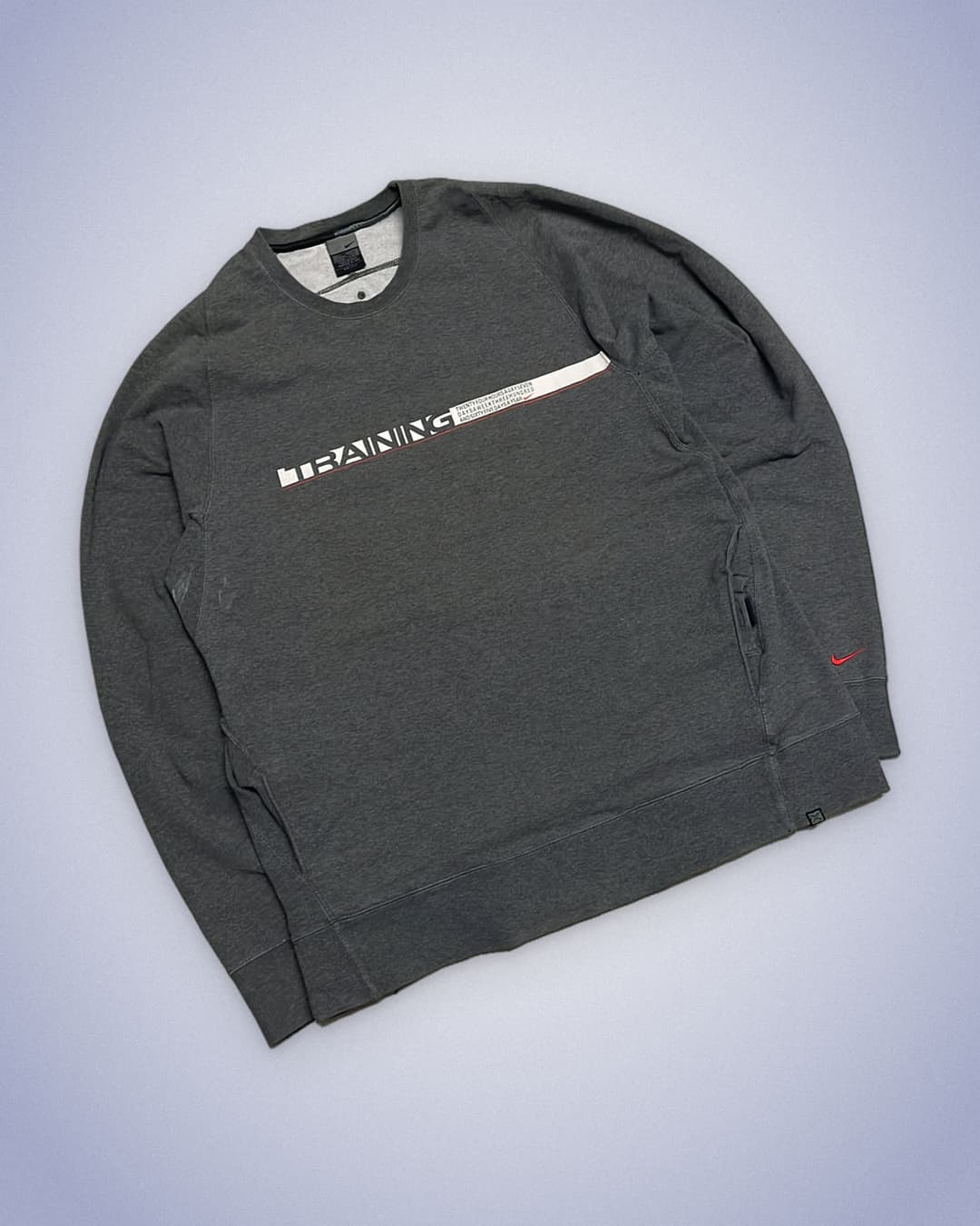 Nike Training Sweater Dark-Grey — 2