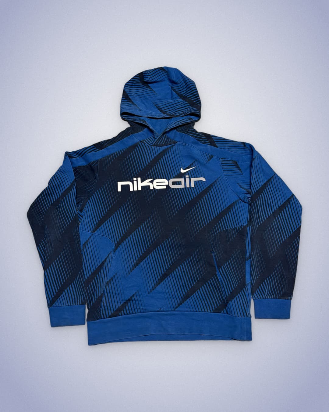 Nike Air Hoodie Blue/Grey — 1