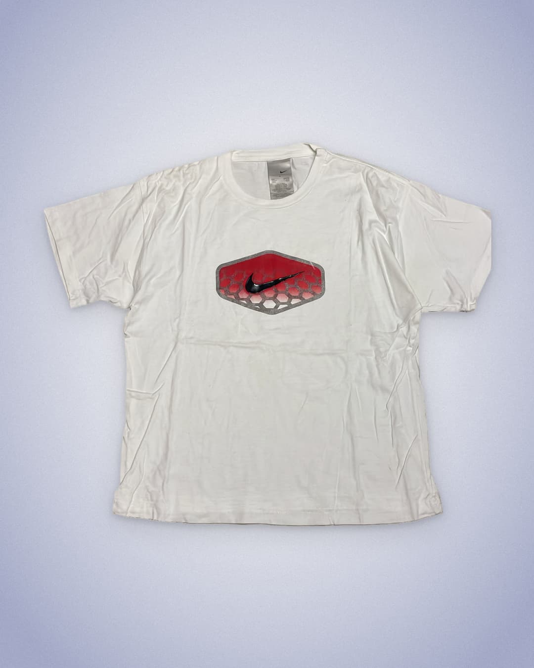 Nike Hex T-Shirt White/Red — 6