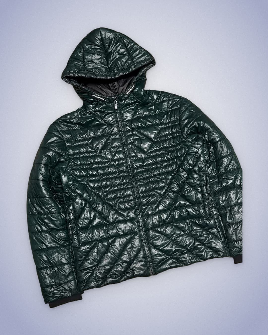 Giorgio Armani Emporio Armani Puffer Vest Green — 2