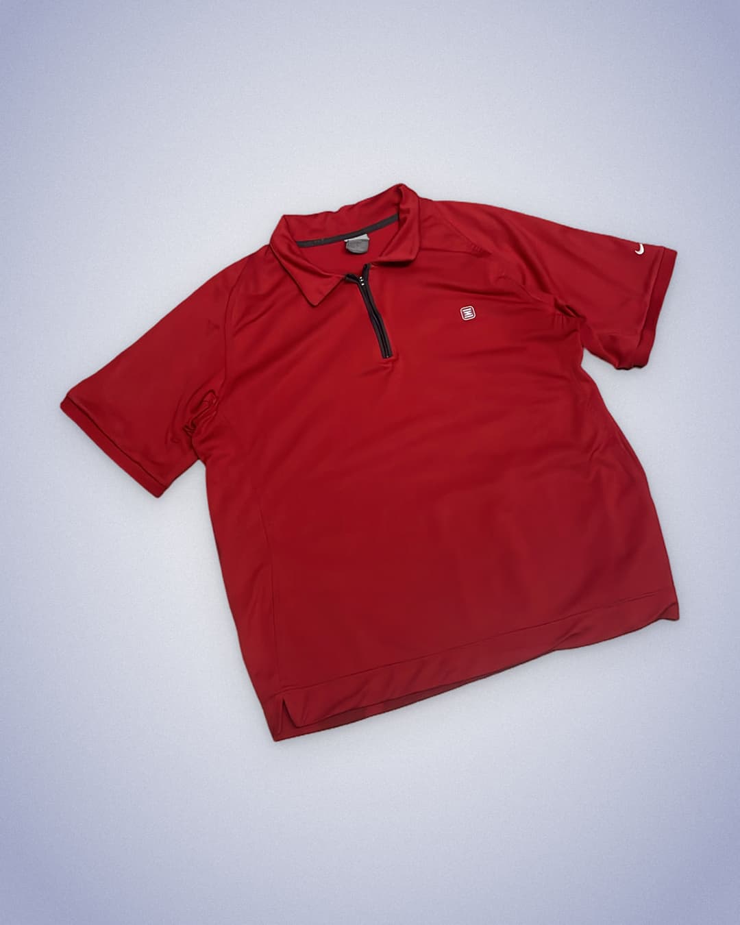 Nike Shox Poloshirt Red — 1