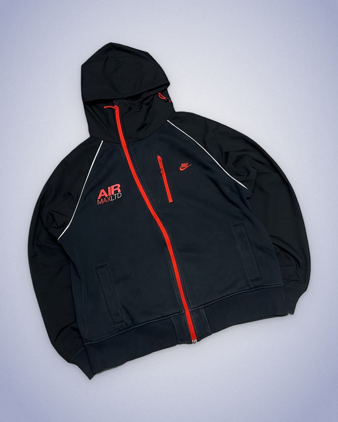 Nike Airmax LTD Zip-Up Black/Red — 2