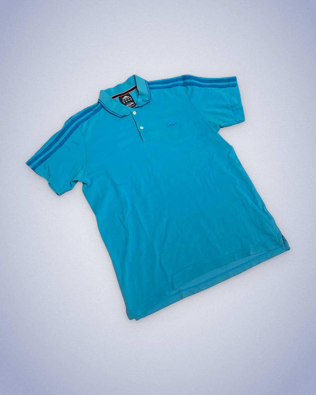 Adidas PE Poloshirt Turquoise — 1