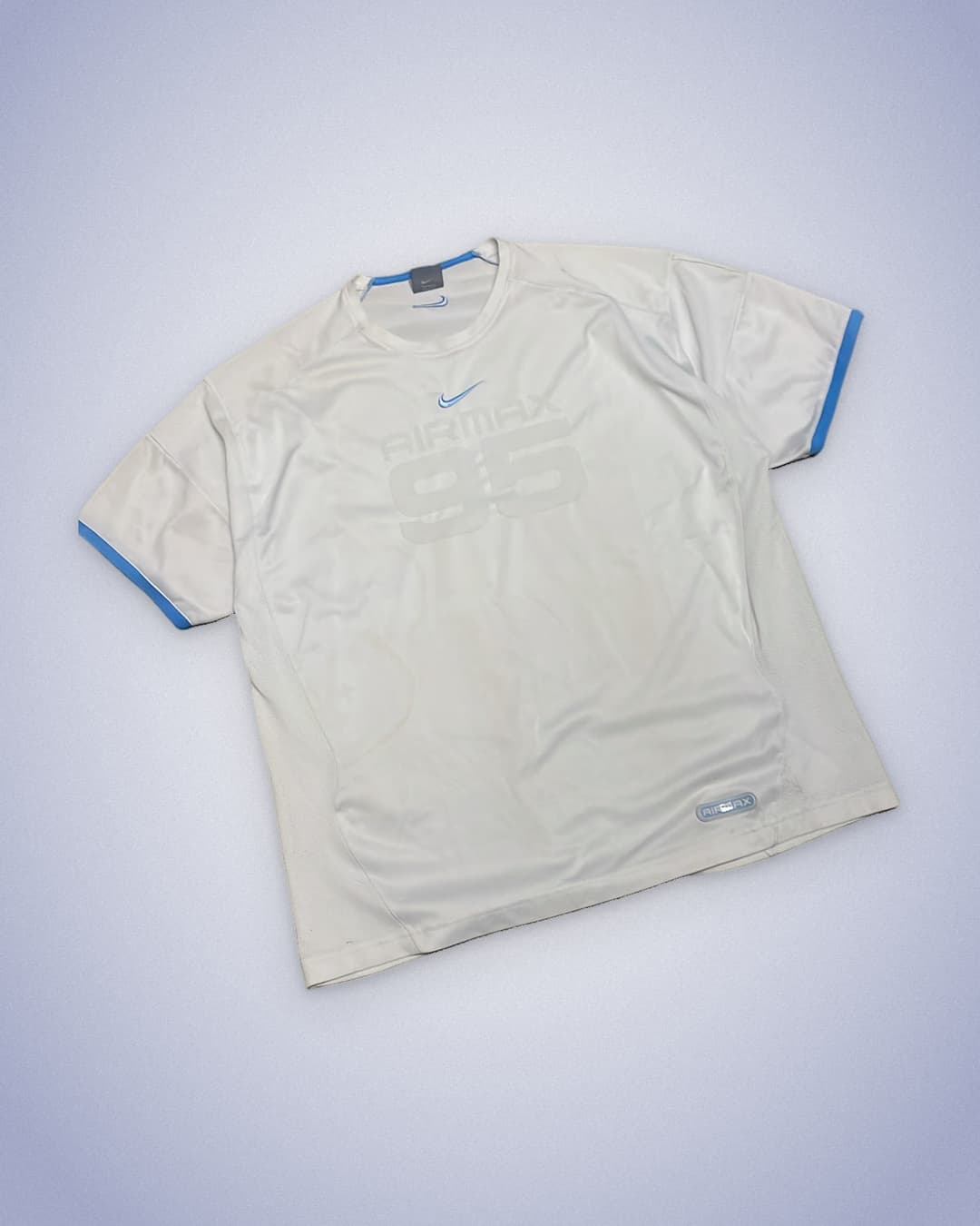 Nike Airmax 95 T-Shirt White/Blue — 2