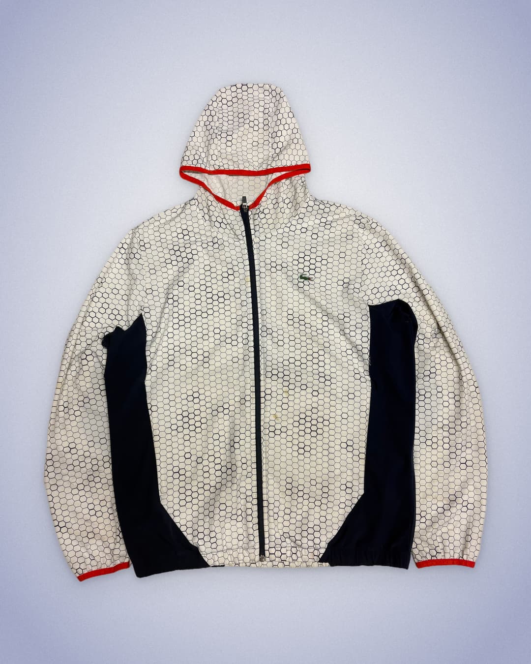 Lacoste Jacket White navy — 1