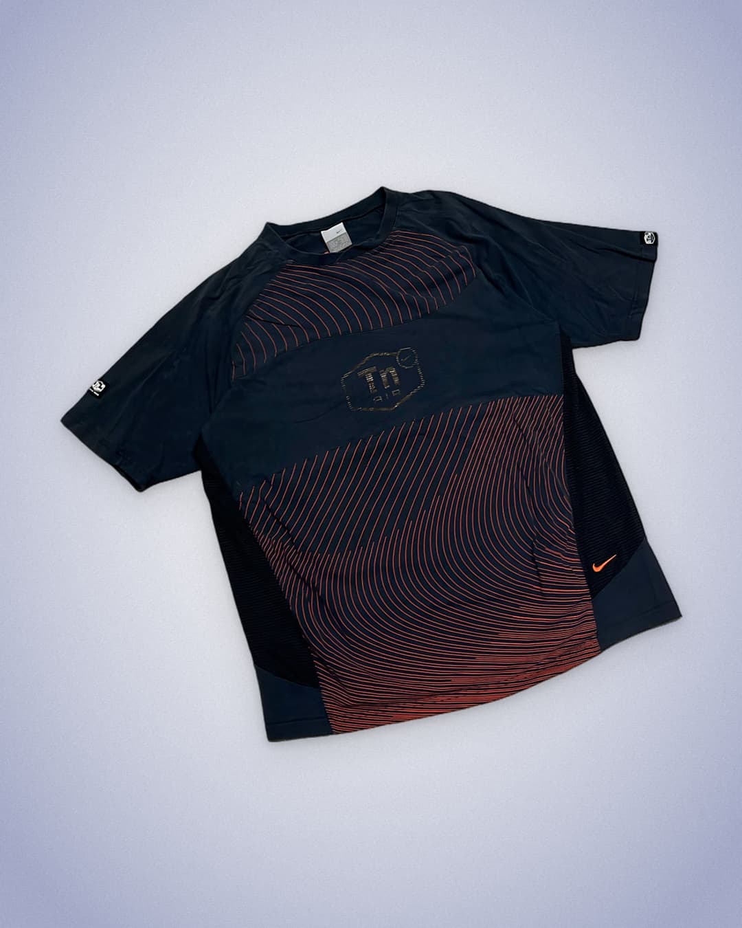 Nike Tn T-Shirt Black/Orange — 1