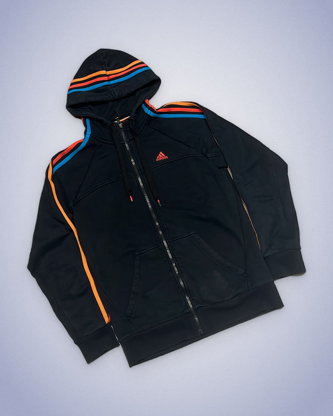 Adidas PE Zip-Up Noir/red/orange — 2