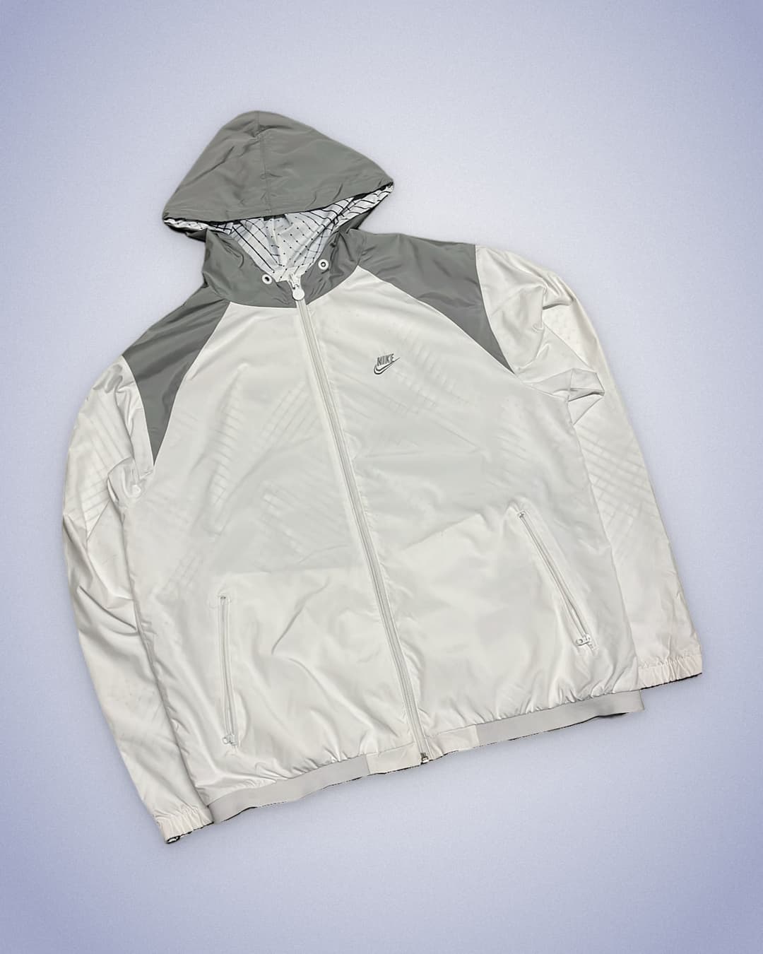 Nike Tn Windbreaker White/Grey — 1