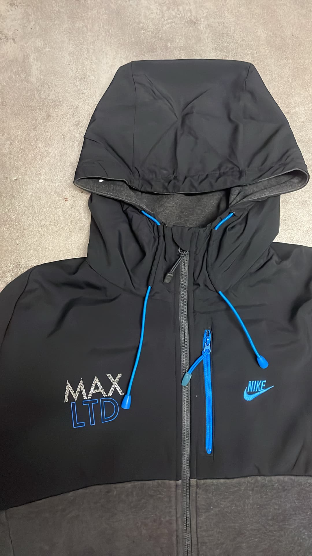 Nike Airmax LTD Zip-Up Black/Blue — 4