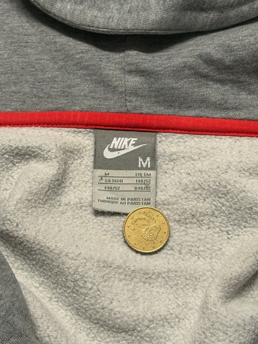 Nike Airmax LTD Zip-Up Grey/Red — 5