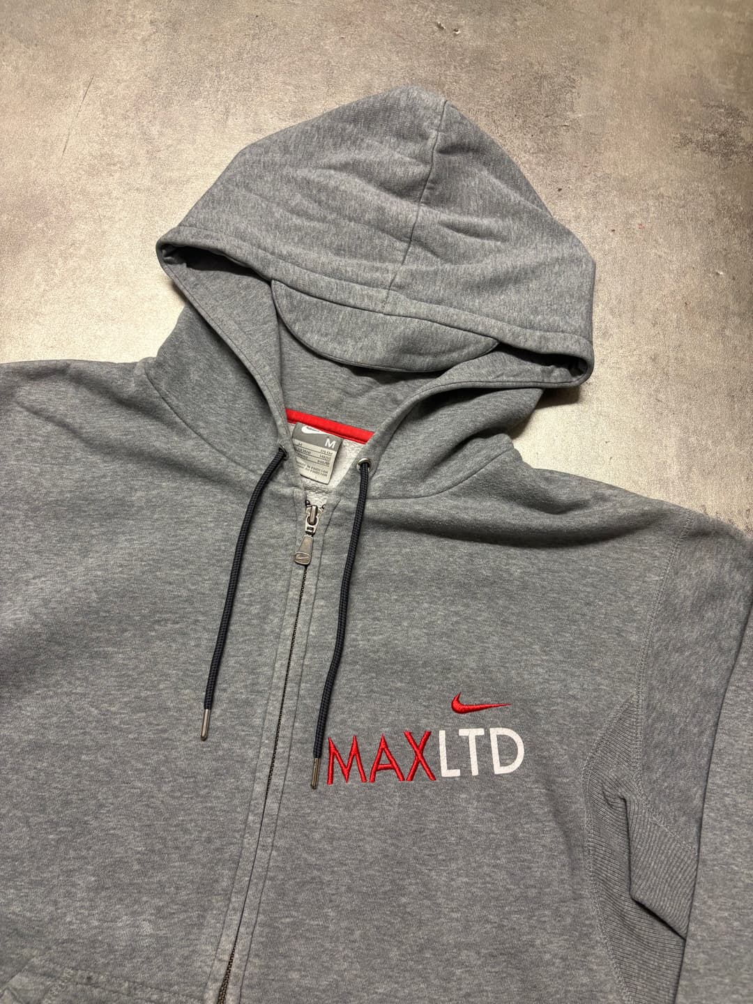 Nike Airmax LTD Zip-Up Grey/Red — 2