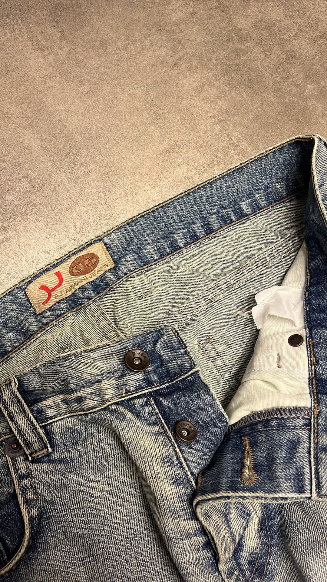 Armani Big Print Jeans Light Blue — 5
