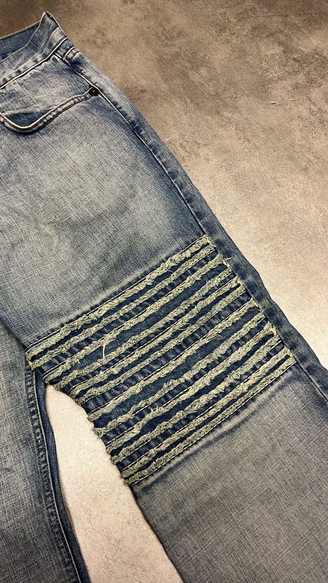 Armani Big Print Jeans Light Blue — 4