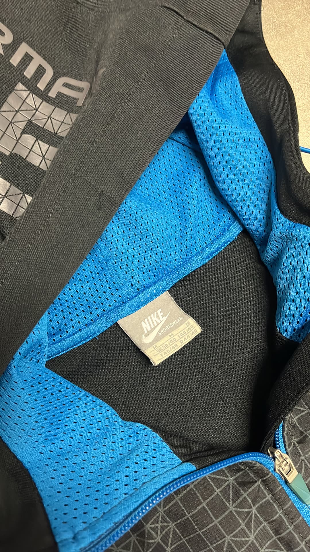 Nike Airmax 95 Zip-Up Black/Blue — 5