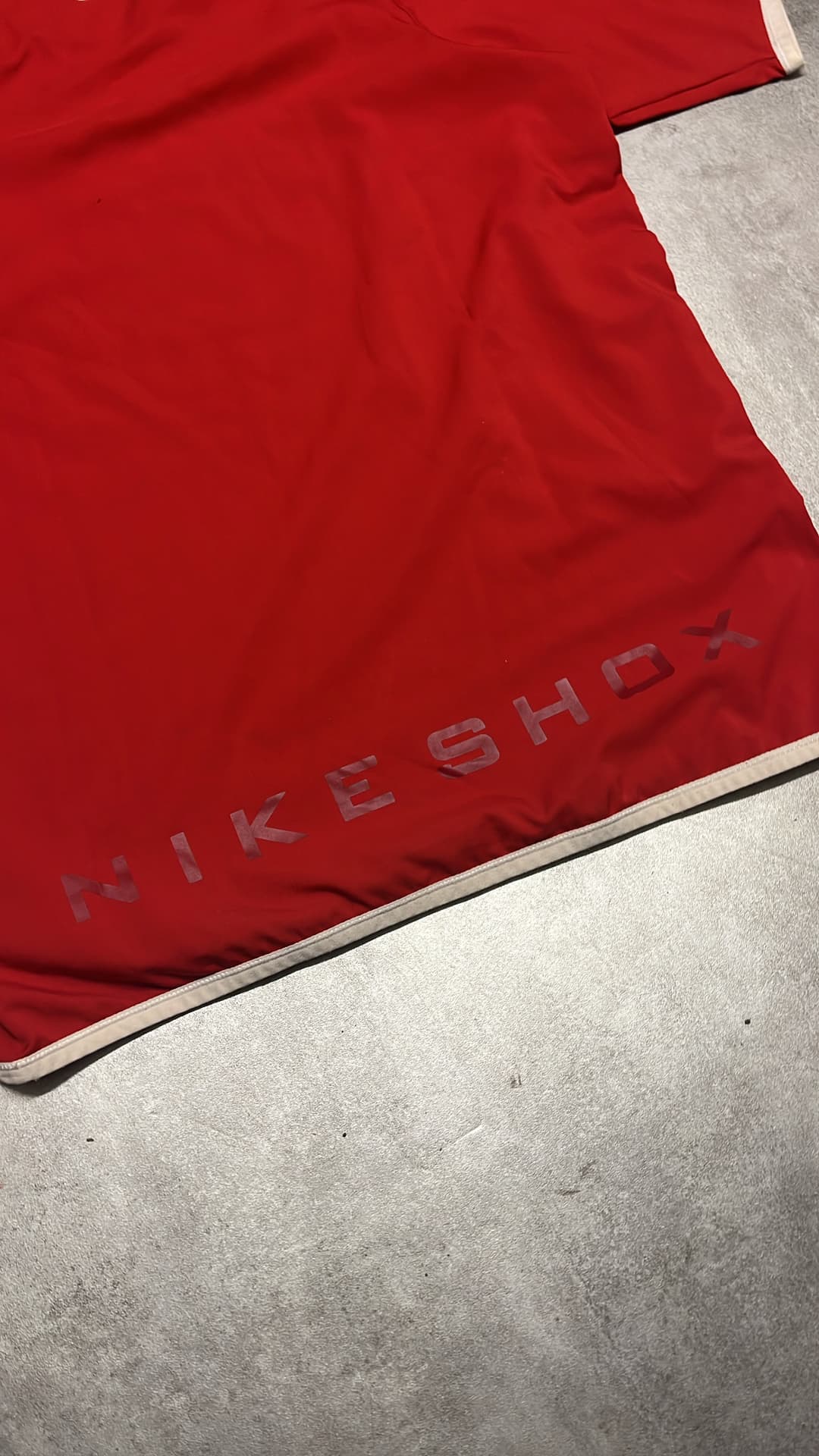 Nike Shox T-Shirt Red/White — 7