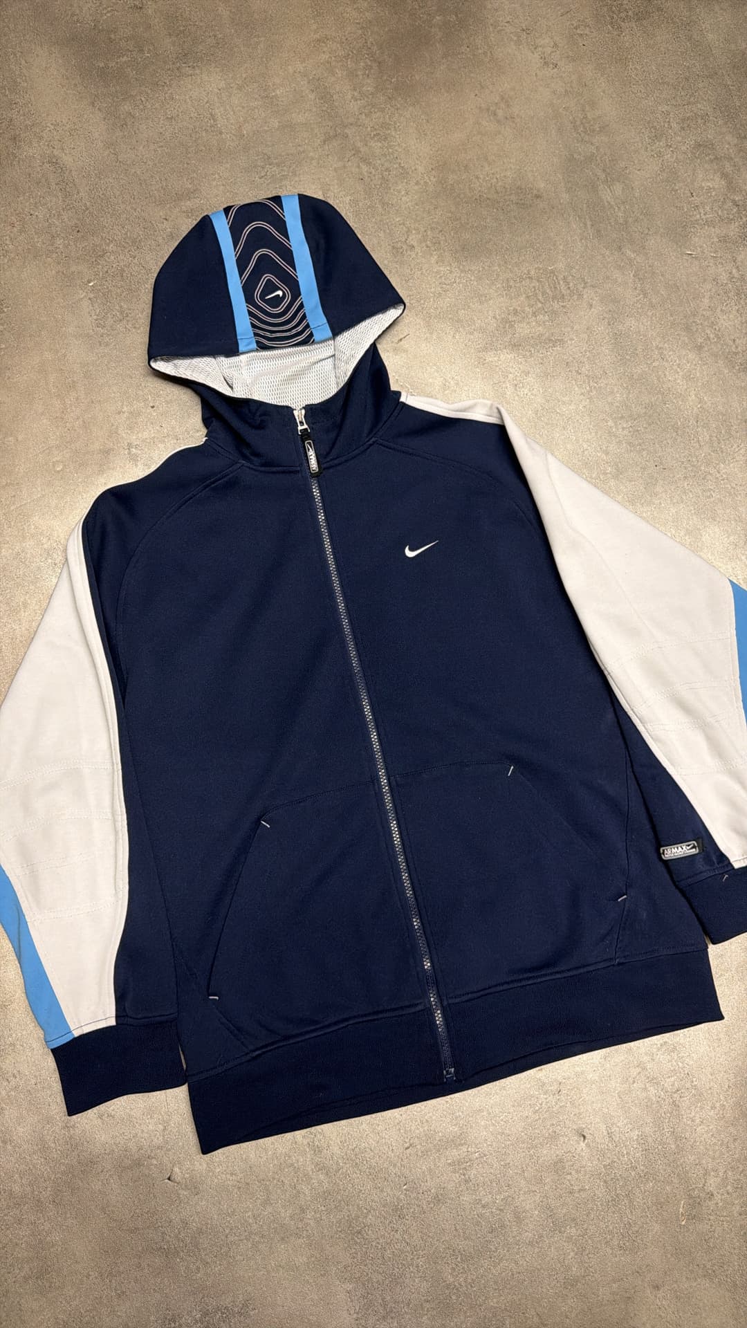 Nike FHS Zip-Up Navy — 2