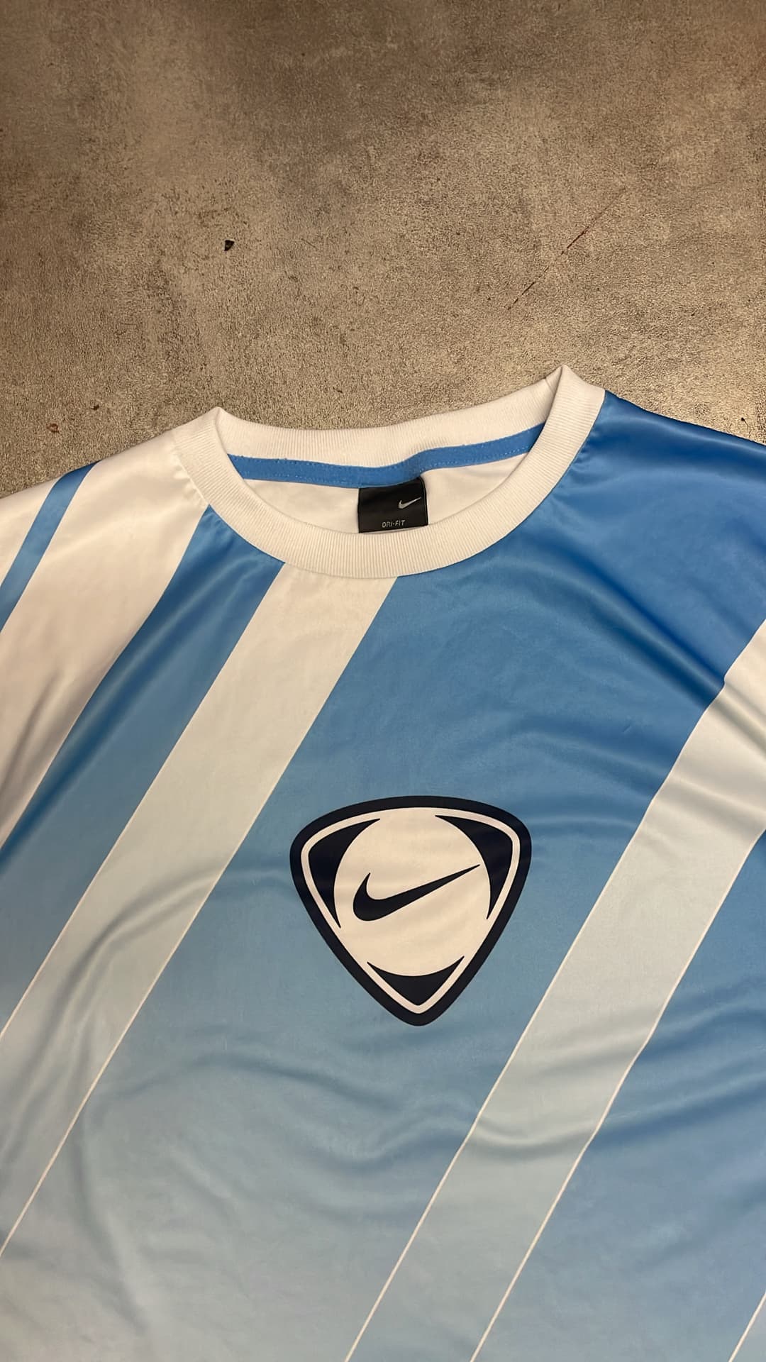 Nike T90 T-Shirt Baby Blue/White — 3
