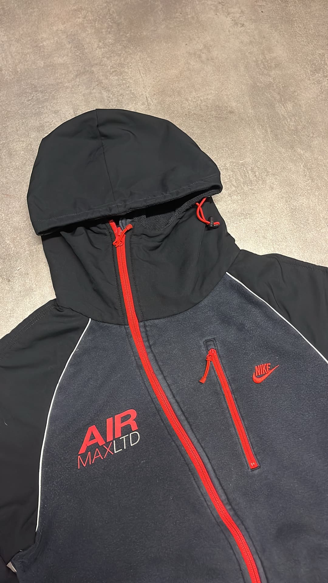 Nike Airmax LTD Zip-Up Black/Red — 3