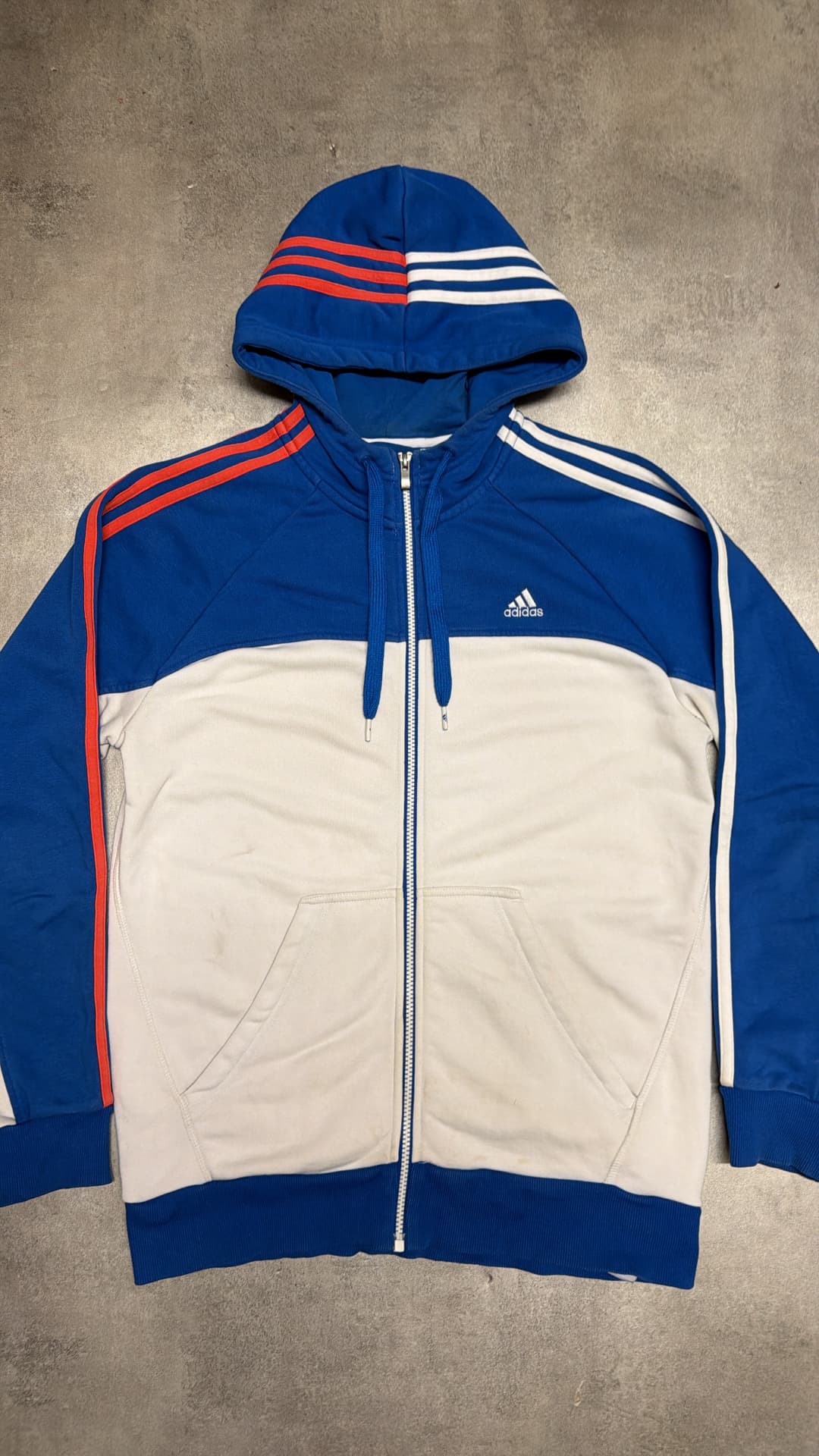Adidas PE Zip-Up Blue — 2
