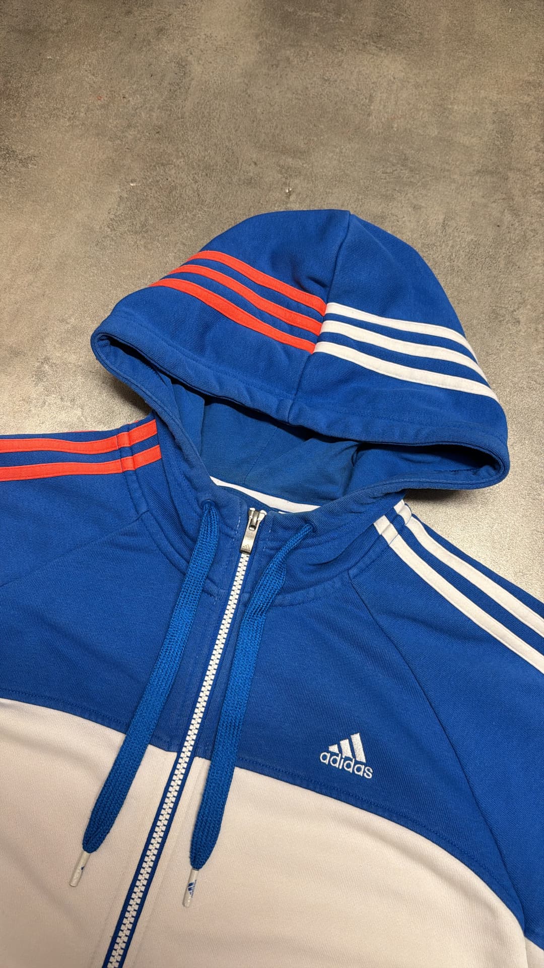 Adidas PE Zip-Up Blue — 3