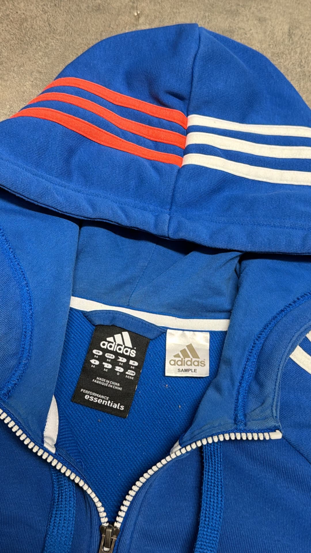 Adidas PE Zip-Up Blue — 4