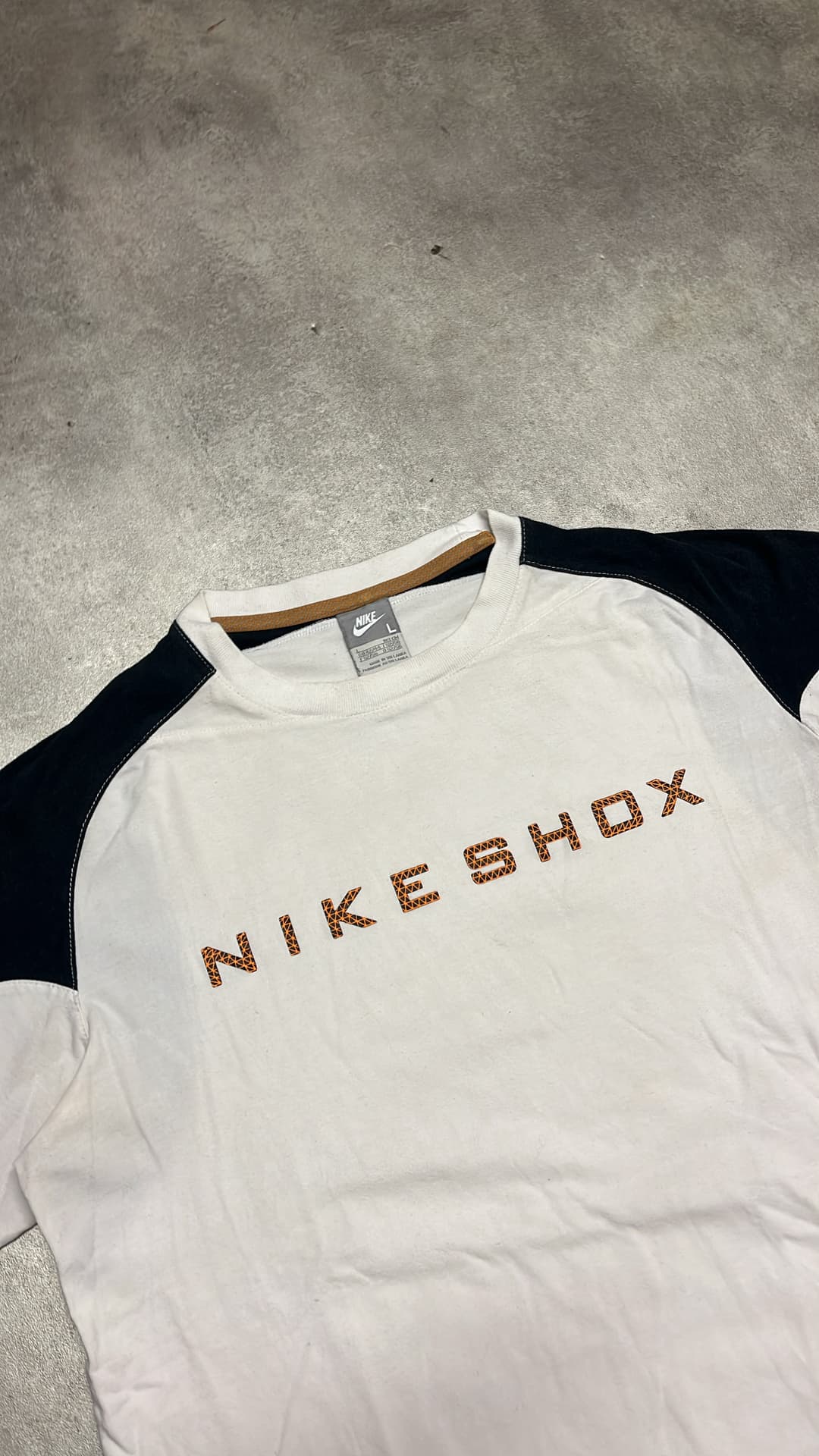 Nike Unknown T-Shirt White/Orange — 5
