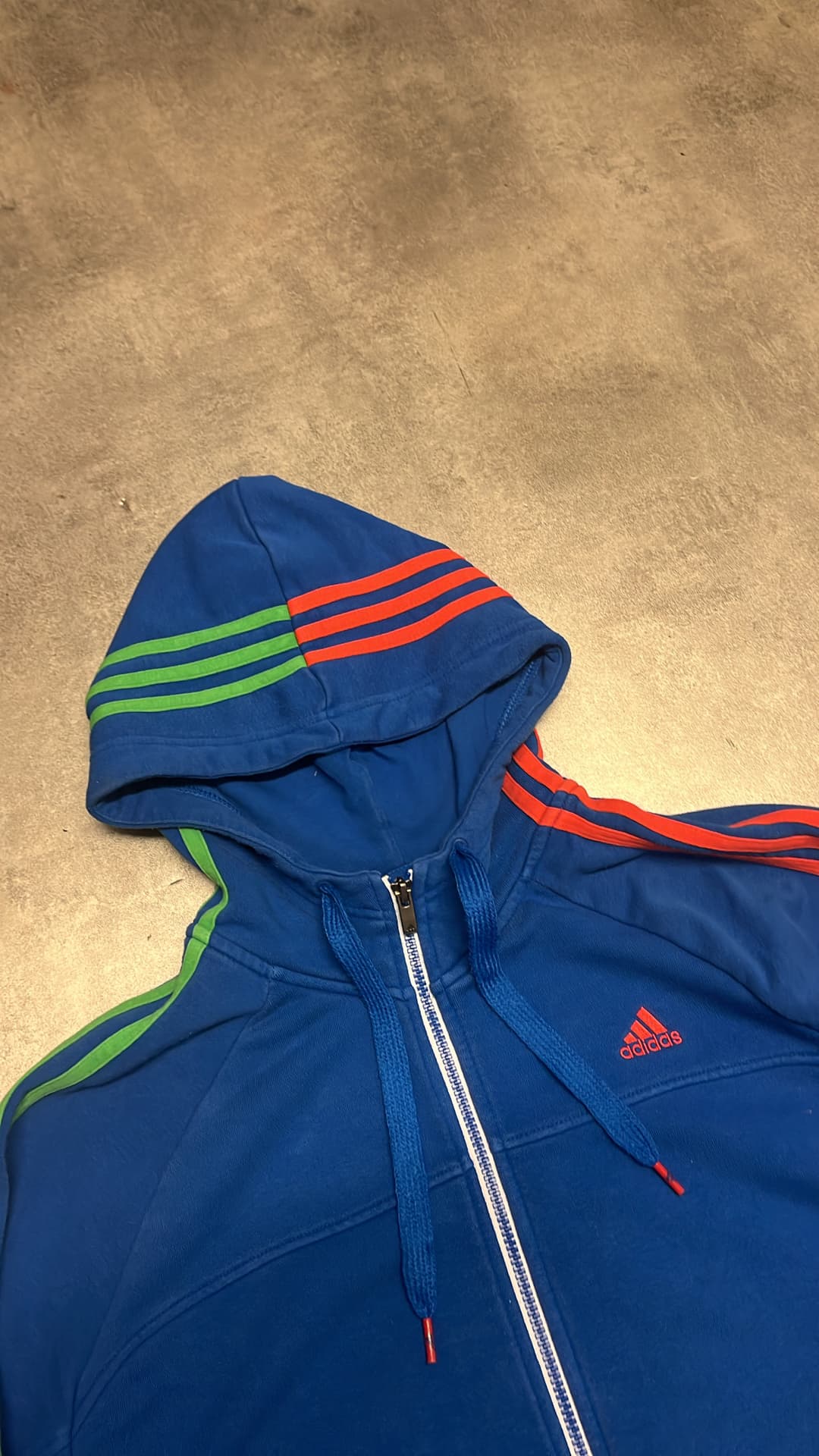 Adidas PE Zip-Up Blue/Red — 3