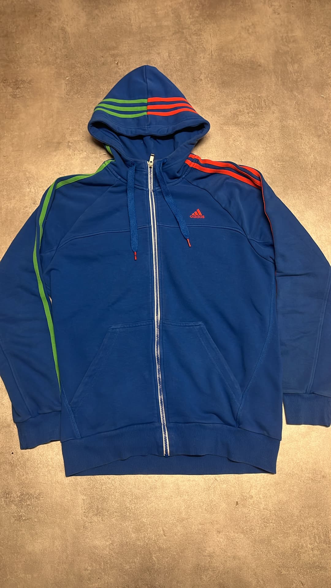 Adidas PE Zip-Up Blue/Red — 6