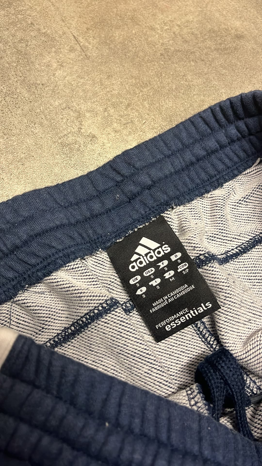 Adidas PE Jogger Navy/White — 4