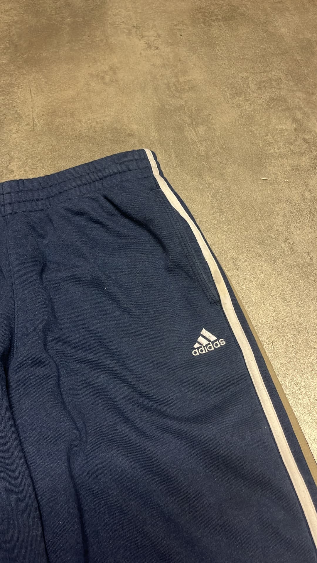 Adidas PE Jogger Navy/White — 3