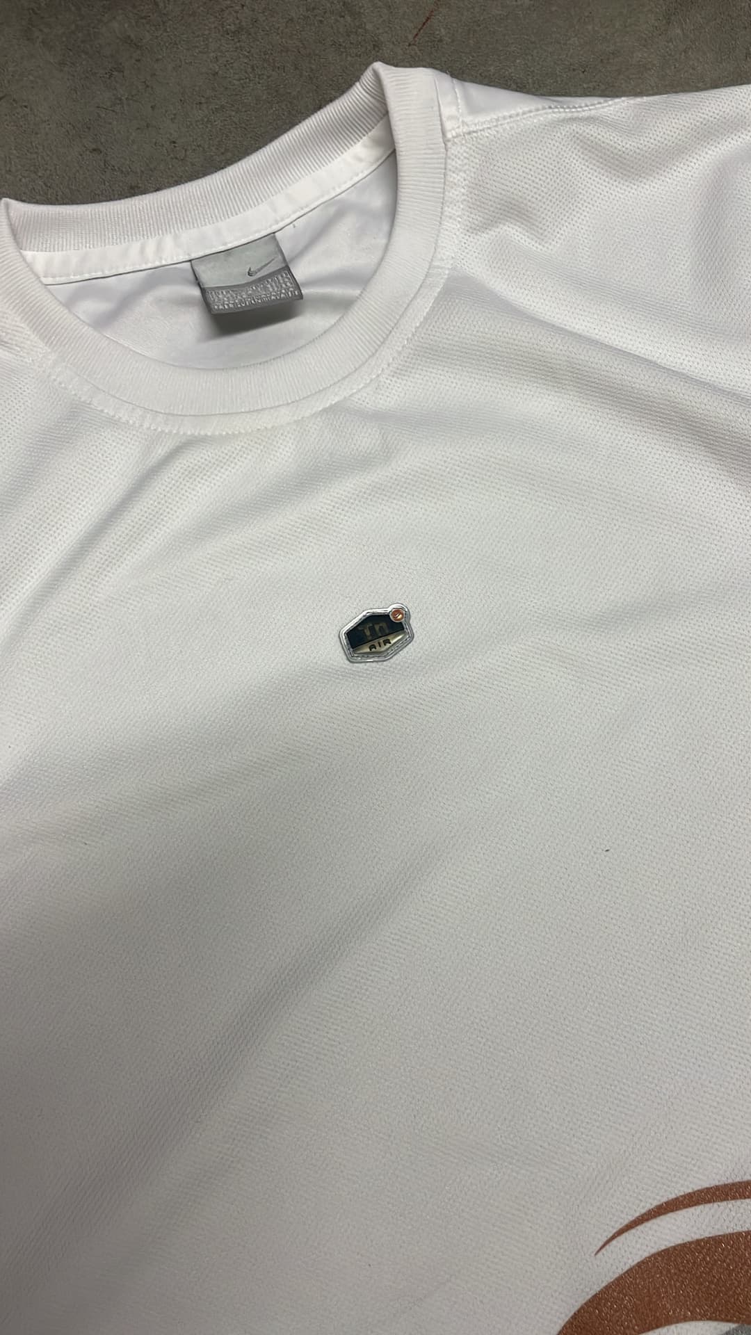 Nike Tn T-Shirt White/Gold — 3