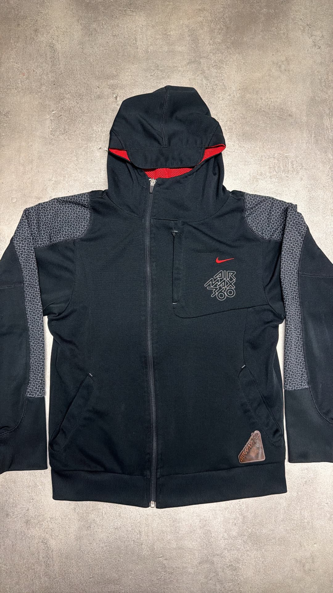 Nike Airmax 360 Zip-Up Black — 3