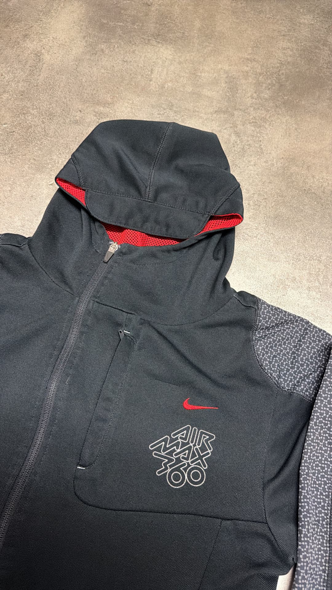 Nike Airmax 360 Zip-Up Black — 5