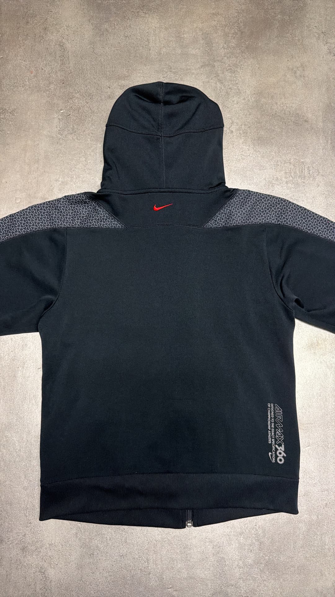 Nike Airmax 360 Zip-Up Black — 6