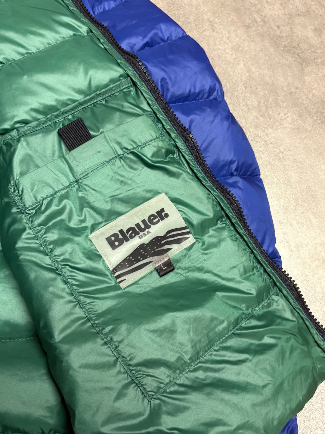 Blauer USA Basic Puffer Blue — 3