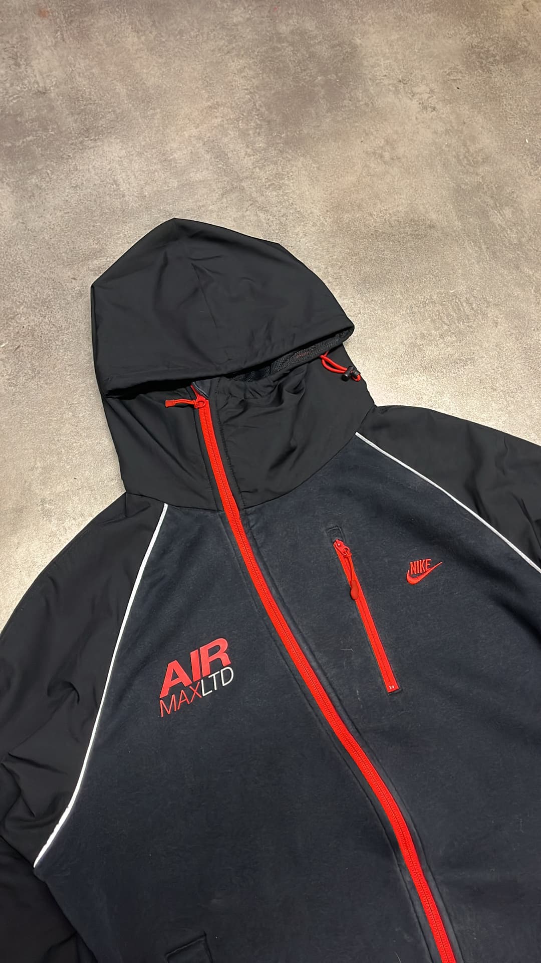 Nike Airmax LTD Zip-Up Black/Red — 3